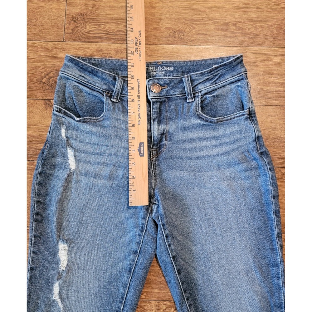 Maurice's Jeans Woman's Size 8 Blue Denim Medium Wash Mid Rise 99% Cotton 29×28 - Picture 3 of 7